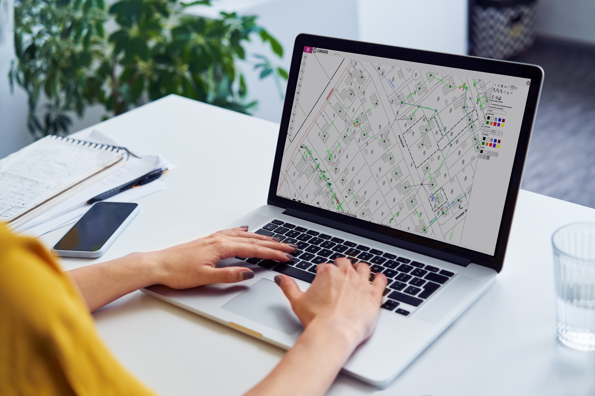 Arbeit mit dem CAIGOS Globe