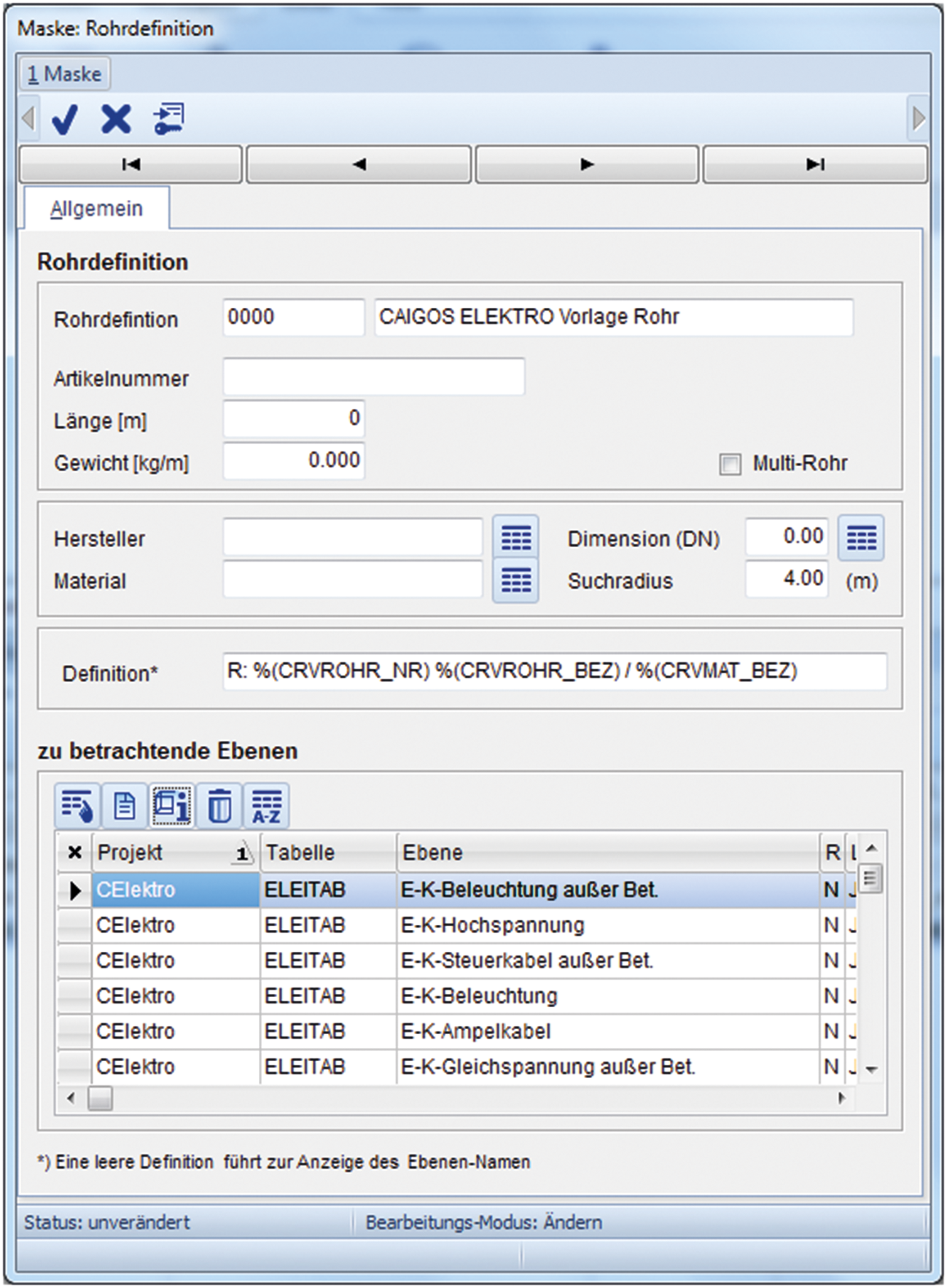 Leerrohr Screenshot #1