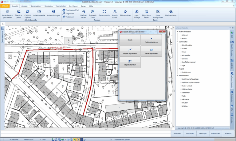 Aufbruchkataster Screenshot #2