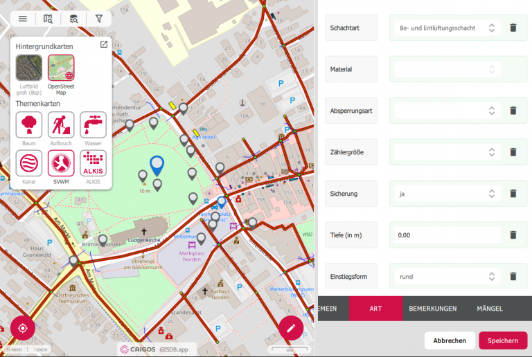 Kleinkataster App (GISDB) Screenshot #2