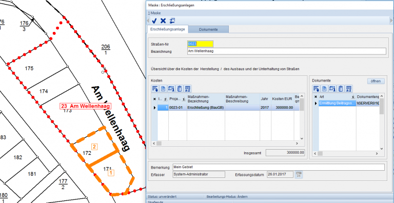 Beitrags- und Kostenauskunft Screenshot #1