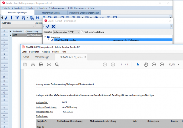 Beitrags- und Kostenauskunft Screenshot #3