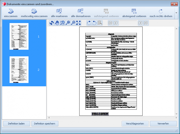 Dokumentenmanager Screenshot #1