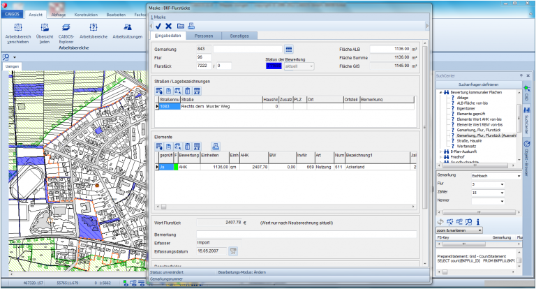 Bewertung kommunaler Flächen Screenshot #1
