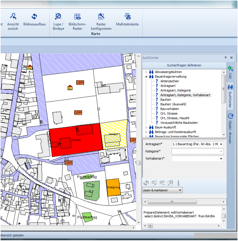 Bauantragsverwaltung Screenshot #1