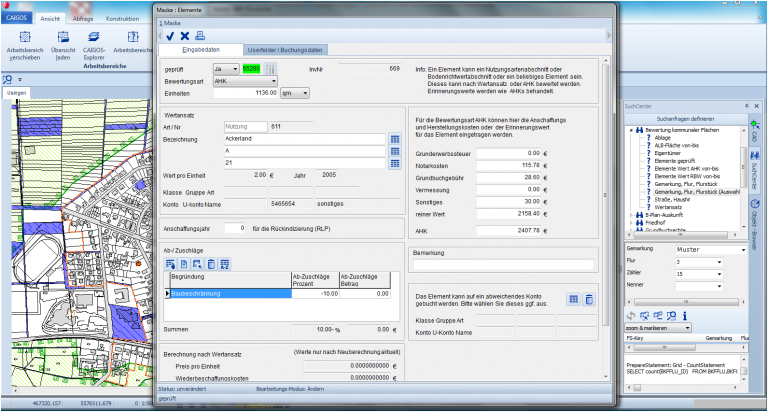 Bewertung kommunaler Flächen Screenshot #2