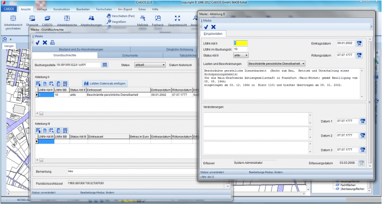 Grundbuchrechte Screenshot #2