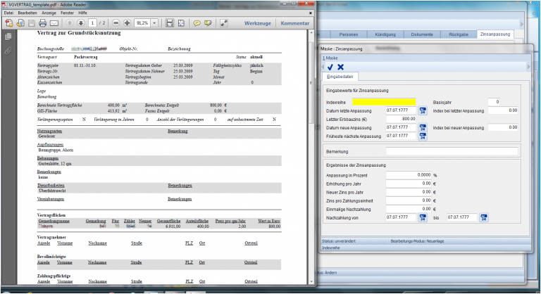 Verträge zur Grundstücksnutzung Screenshot #3