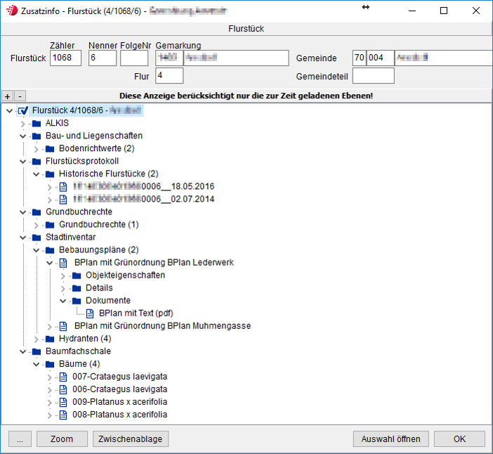 Zusatzinfo-Flurstück Screenshot #2